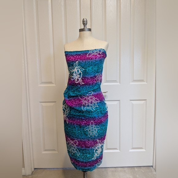 Hawaii Women's Swim Summer Beach Shawl Sarong Coverup Sea Turtle One Size - Picture 5 of 5